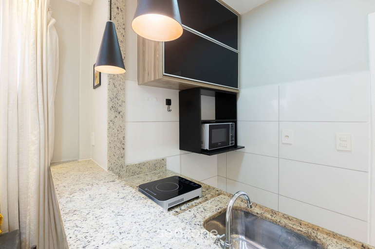 Private kitchen 5, Apt in Downtown 150m From the Sea Tib0404, Guarapari