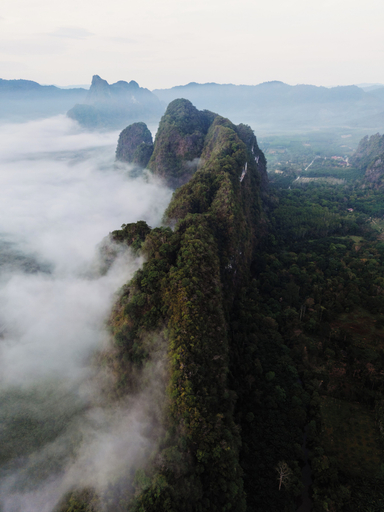 Aerial view 3, Lost Horizon Resort - Khao Sok, Phanom