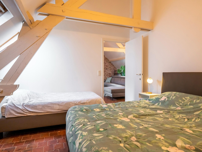 Bedroom 2, Nice Apartment on Unesco World Heritage Site Wortel-kolonie, Antwerpen