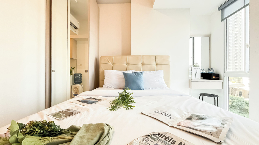 Bedroom 3, Small Minimalist Studio Apartment At Tokyo Riverside Pik 2, Tangerang