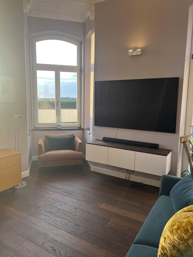 Living area 3, Manor house with pool, Viersen