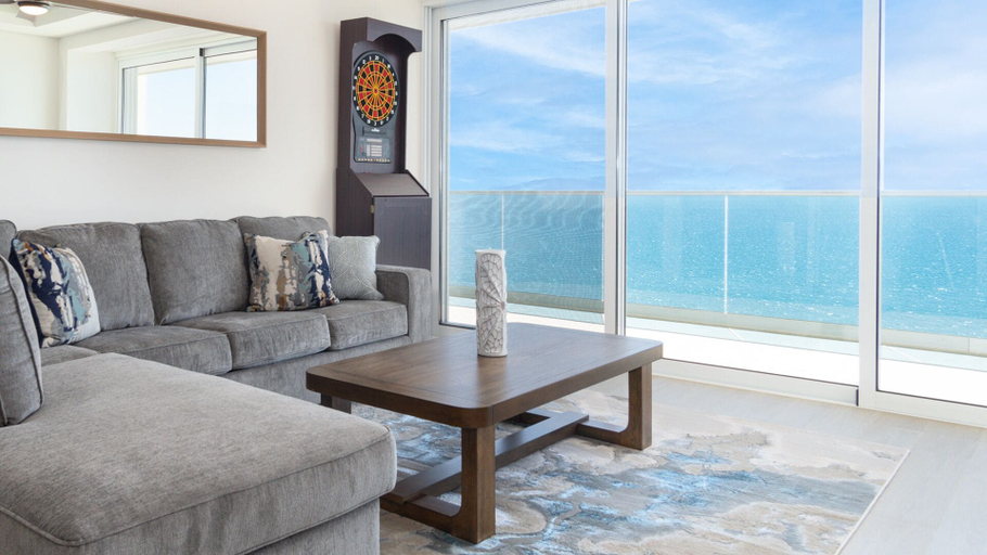 Living area 2, New and Amazing 2 Bedroom Beach Front Encantame Velero-602, Puerto Peñasco