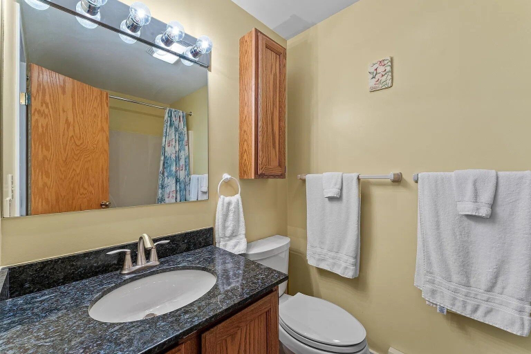 Bathroom 2, Fall Line Condo D6 3 Bedroom Condo, Rutland