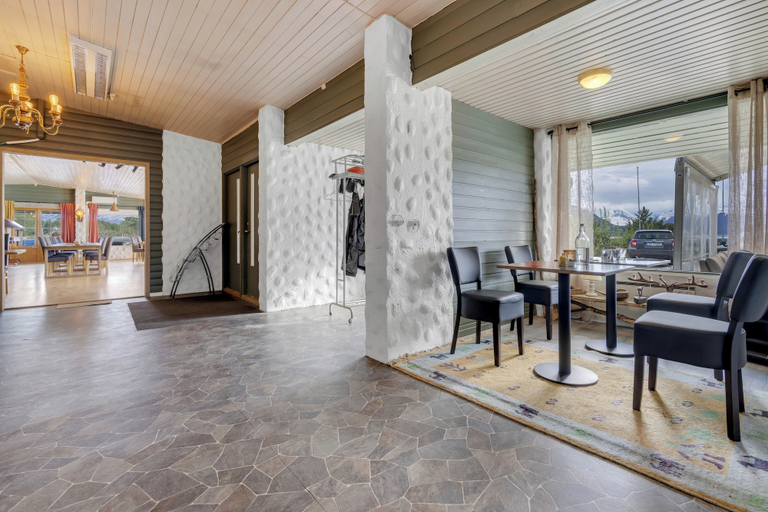 Interior entrance, Lyngenfjord Hotel, Storfjord