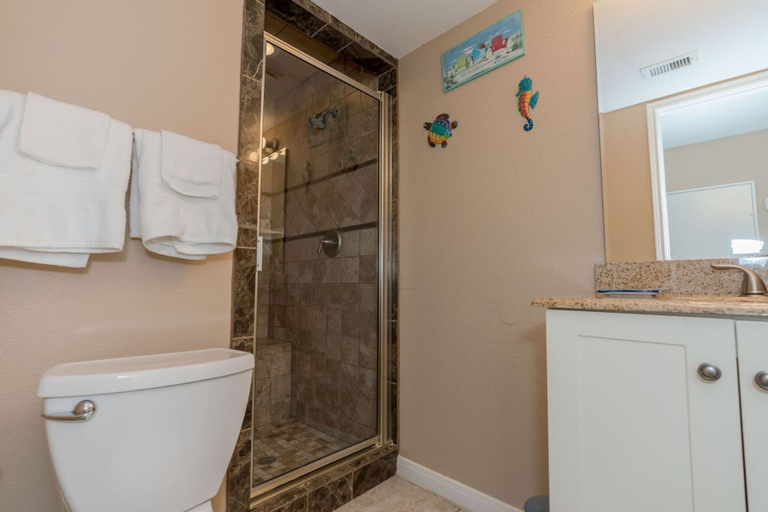 Bathroom, A Beachside Retreat, Galveston