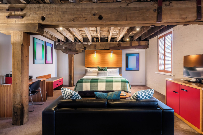 Bedroom 2, The Henry Jones Art Hotel, Hobart