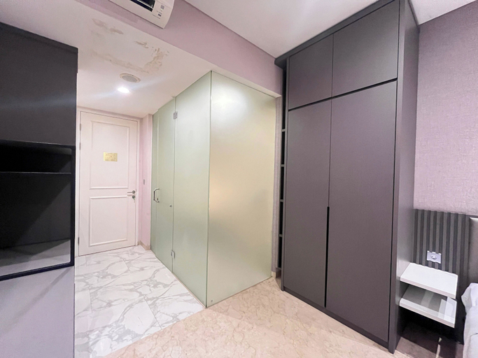 Living area, Minimalist Look Studio Apartment At Art Deco, Bandung
