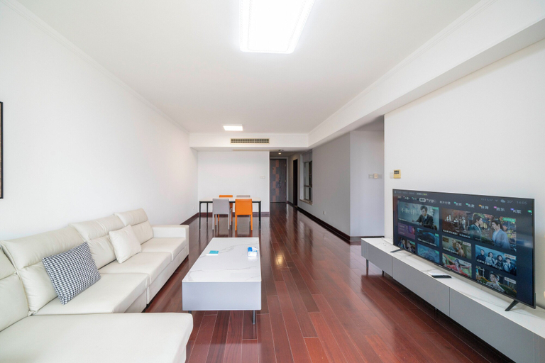 Living room 3, Tyms 2BR APT Hongqiao Yucui Garden, Shanghai