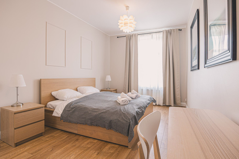 Room 3, Apartament Terra r Dmie cie nad sam Mot aw, Gdańsk City