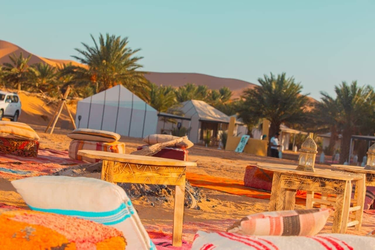 Terrace/patio, Morocco Luxury Desert Camp, Errachidia