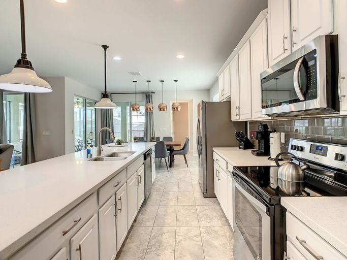 Private kitchen 3, Fairytale Mansion 6BR Arcade & Pool, Osceola