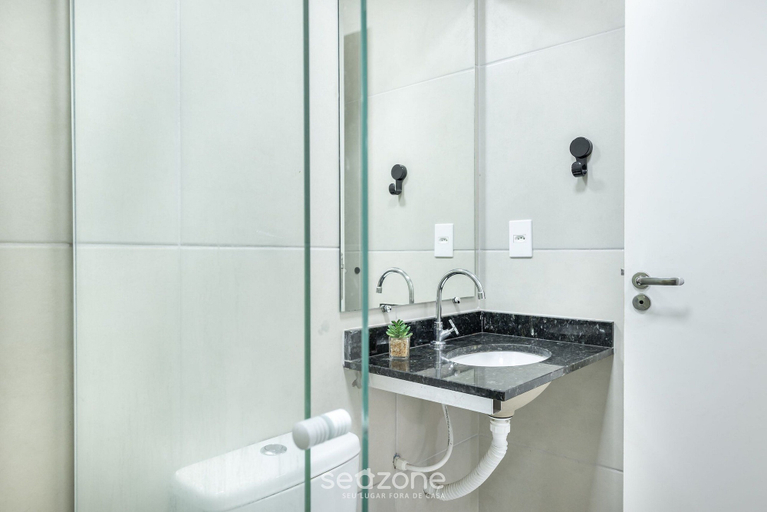 Bathroom 2, Apt With Barbecue 2 min From Tenorio Beach Cah014, Ubatuba