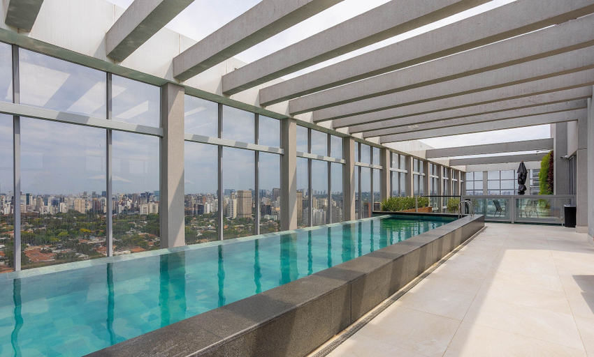 Pool 4, Apt w/ Balcony & View, 280m From the Metro Hbw2317, São Paulo
