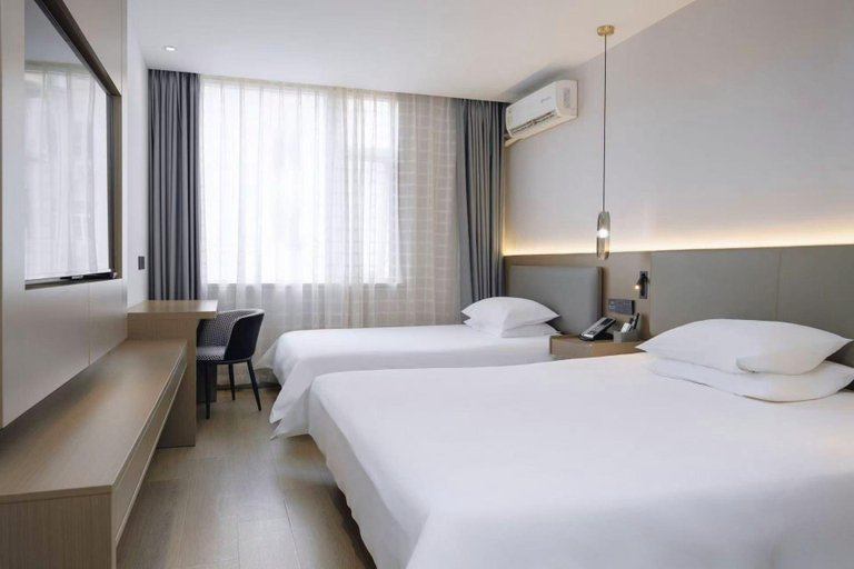 Bedroom 3, Jinjiang Inn Jiaozuo Jianshe Road High-Speed Railway Station, Jiaozuo