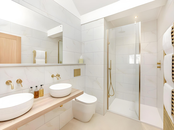 Bathroom, Eye Mouth Luxury Stays, Scottish Borders