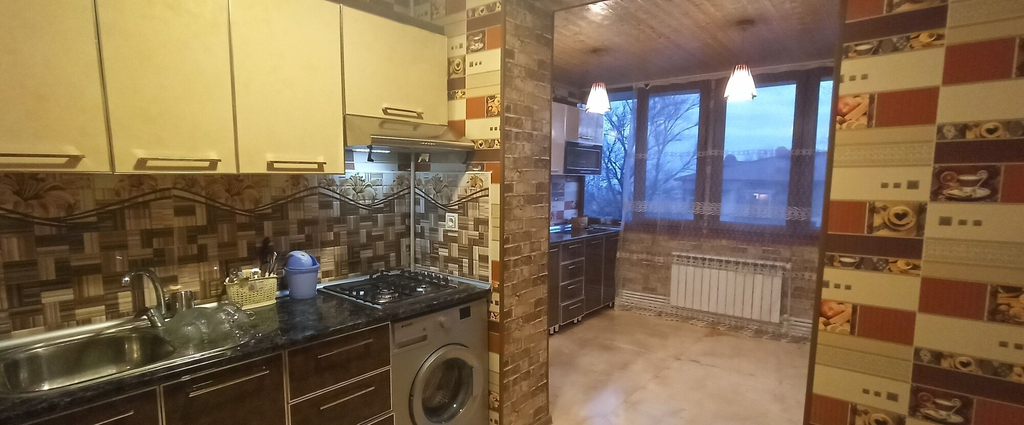 Private kitchen 5, Sheki Central Apartment Deluxe, Şəki City