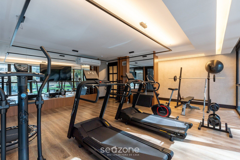 Fitness facility, Apto cond c/ acad. 400m Mercado Municipal NFE1544, Curitiba