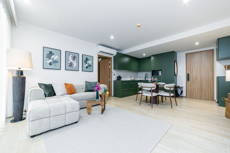 Living area 5, Seaside 2BR 200 m to BangTao beach, Pulau Phuket