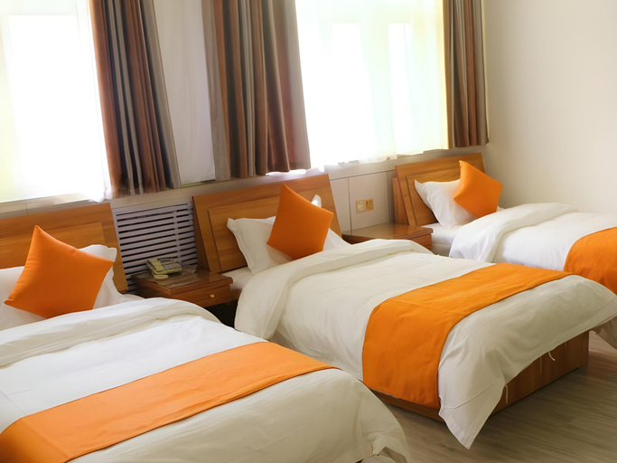 Bedroom 2, Shell Jining Yinzhou District Beihuan Road Innovation Building Hotel, Jining