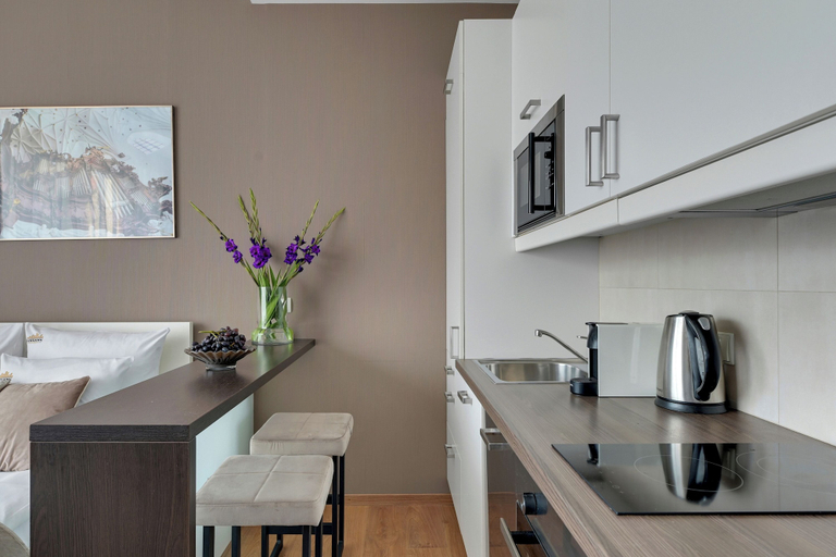 Private kitchenette 4, Kwartał Kamienic by Downtown Apartments, Gdańsk City