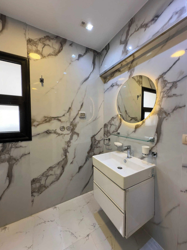 Bathroom 3, Madinaty Modern 3BR with Garden Views, New Cairo 2