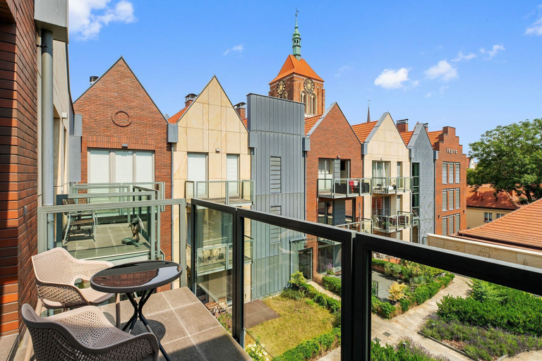 Balcony, Kwartał Kamienic by Downtown Apartments, Gdańsk City