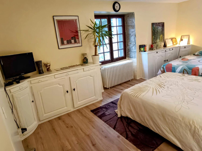 Bedroom 2, La Fontaine du Mas, Dordogne