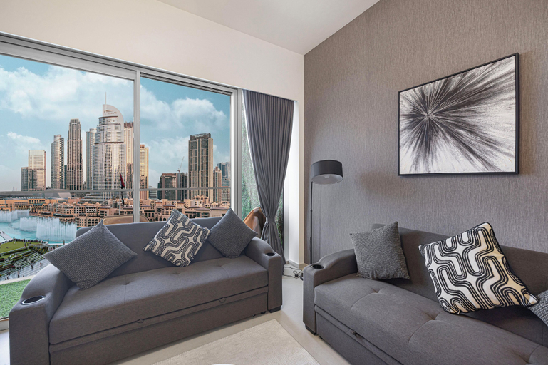Living room 4, Grande Suites by Hostiva - Burj View, Dubai