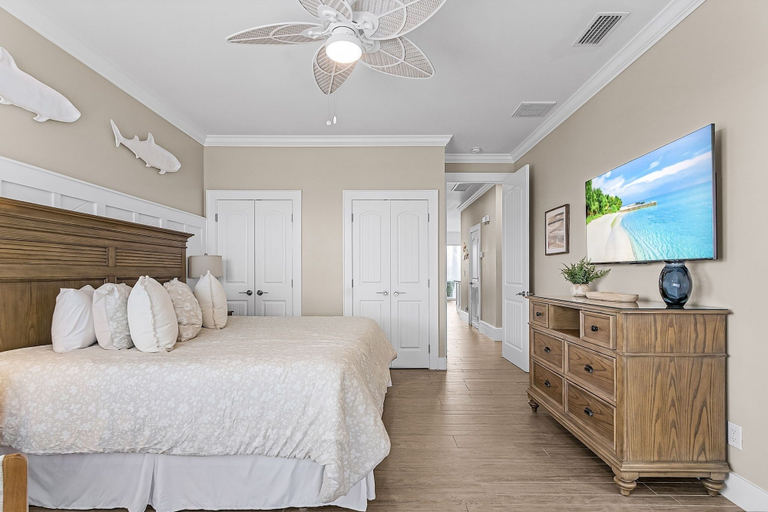 Bedroom 2, 571 Seabatical: Canal Front With Pool! 5 Bedroom Home, Lee