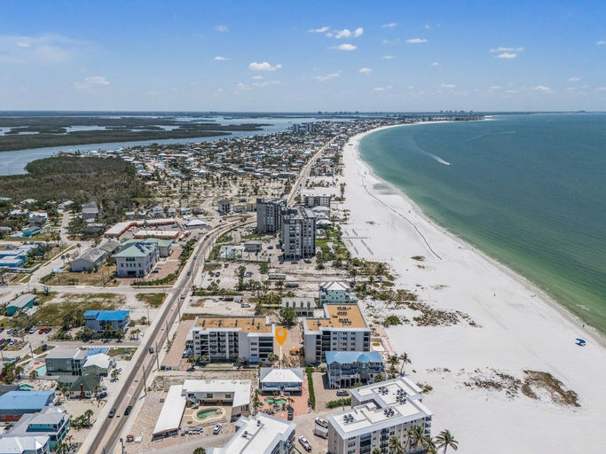 Aerial view 2, 50 Starfish Shack: 3br/2ba Pool Home! 3 Bedroom Home, Lee