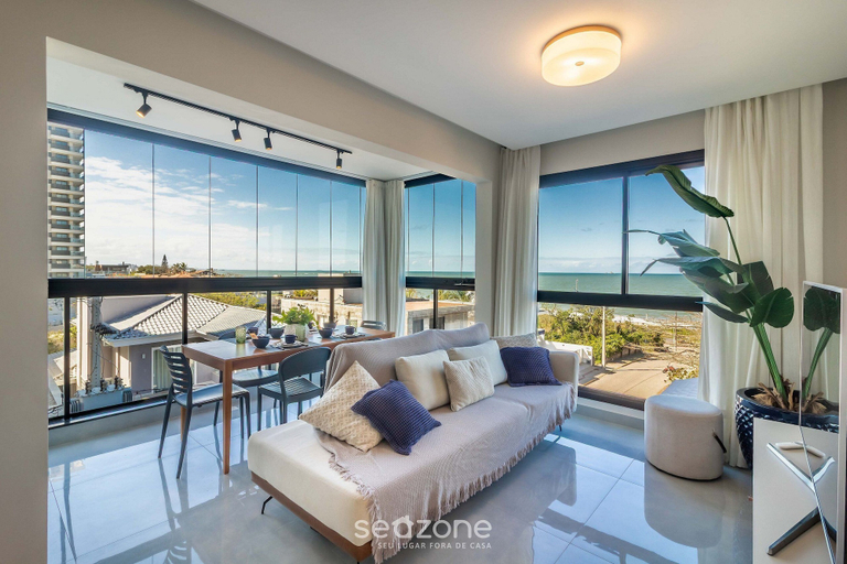 Living area 2, Fully Equipped and Modern Apartments 100m From the Beach - Rpos, Piçarras