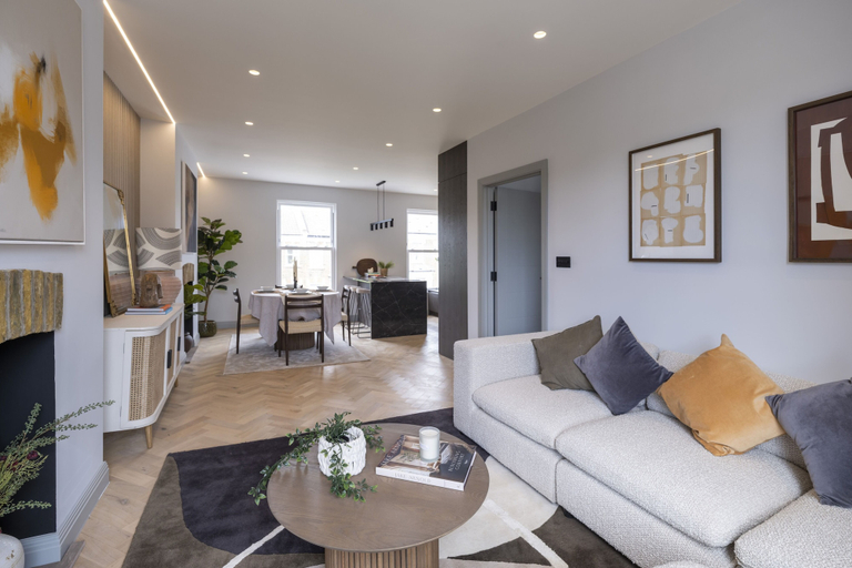 Living area 3, Threefold on Ashmore, London