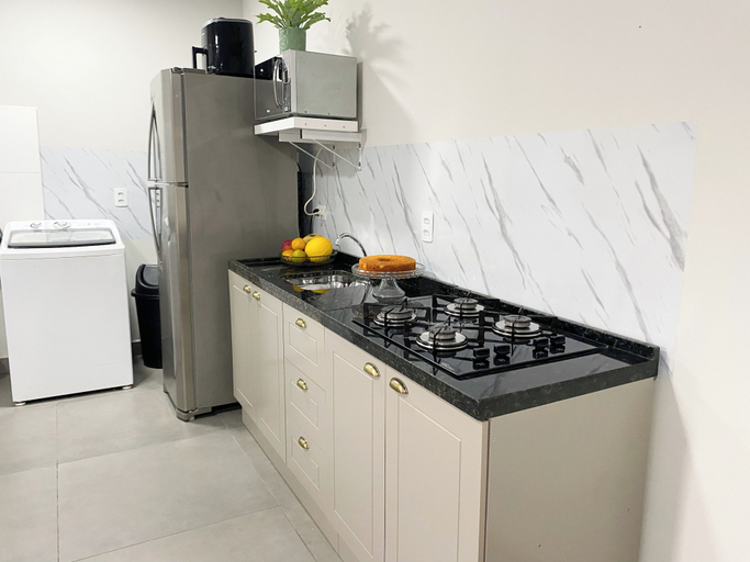 Private kitchen 4, Estudio 3Km Marco Tres Fronteiras, Foz do Iguaçu