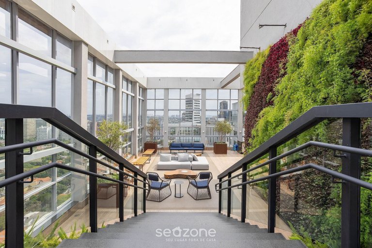 Property grounds, Apt w/ Balcony & View, 280m From the Metro Hbw2317, São Paulo
