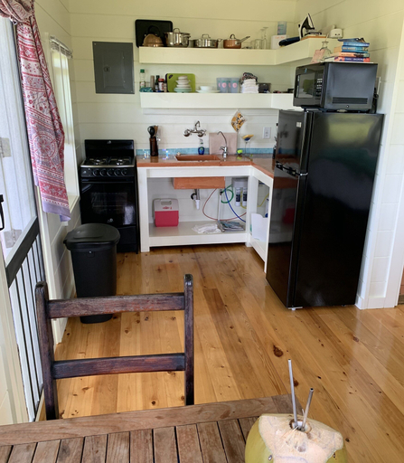 Private kitchen 3, Cayo Loco Studio - Cayo Loco Pink Sand Beachview Studio Villa 1 Bedroom Home