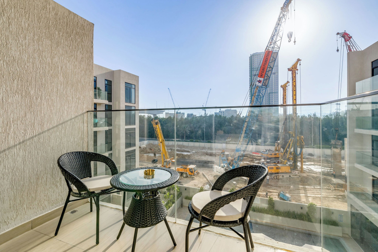 View from room 3, GLOBALSTAY. The Elysee III Apartments, Dubai