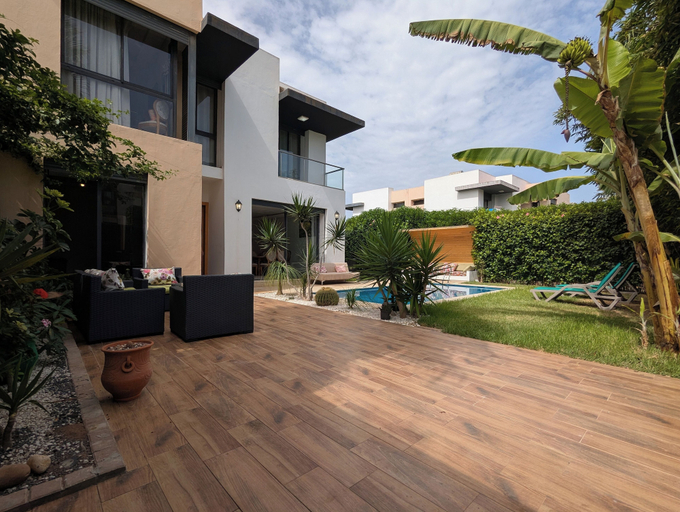 Terrace/patio 4, Lovely 3-bedroom villa in Tamaris, Casablanca