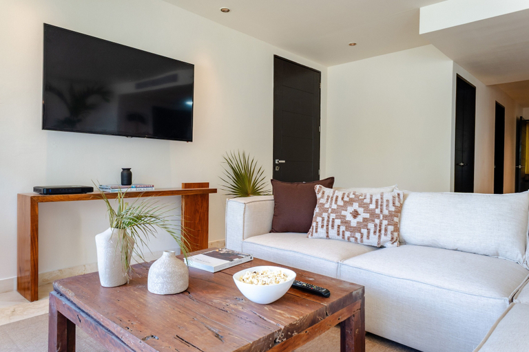 Living area 2, Elements 124 - No Ota 2 Bedroom Condo by RedAwning, Cozumel