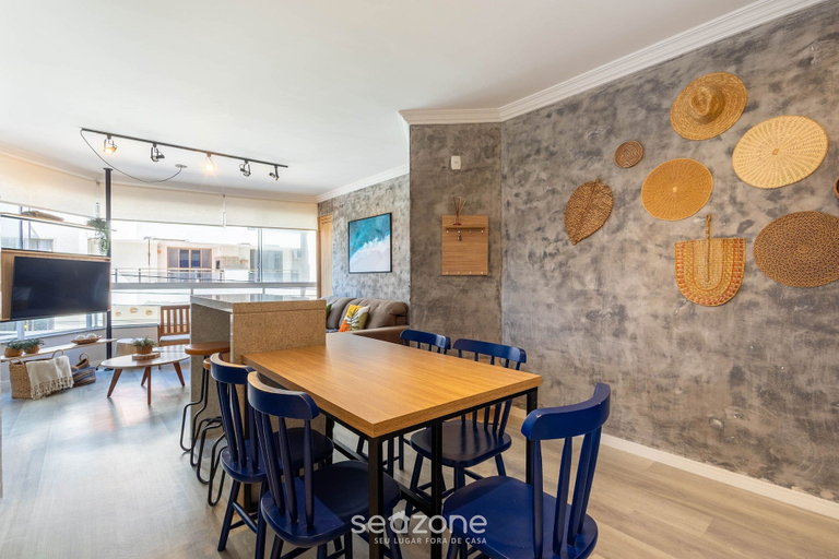 Dining 3, Apt With Balcony and BBQ 30m From the sea Rdm0101, Itapema