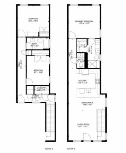 Floor plan 2, Point Pleasant 3 Bedroom Villa, New Hanover