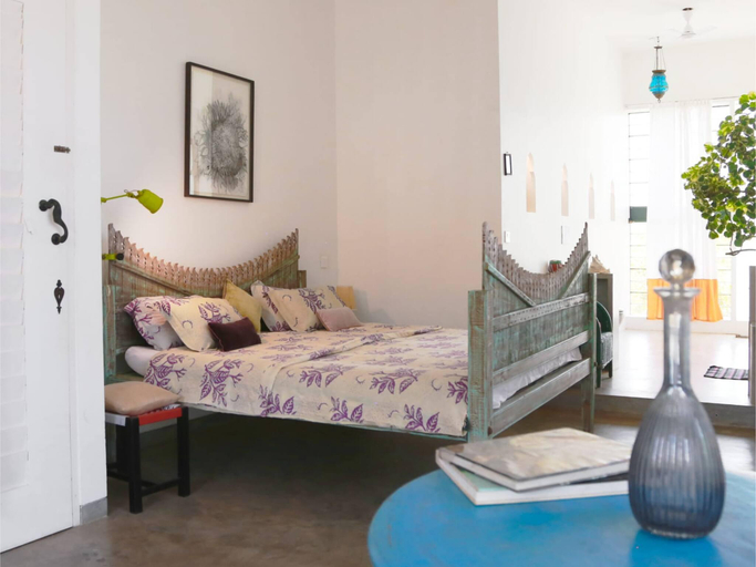 Bedroom 3, La Vie en Rose Auroville, Villa with Garden  Pool, Viluppuram