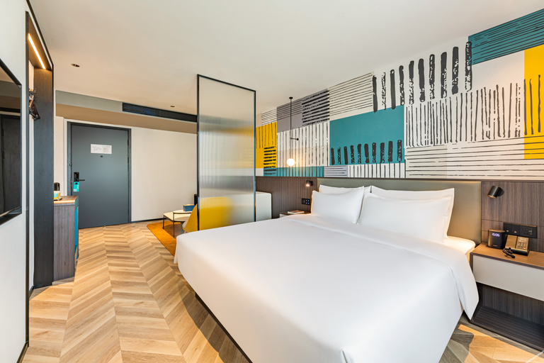 Bedroom 2, Nihao Hotel Xiangyang Railway Station Xingfu Road, Xiangfan