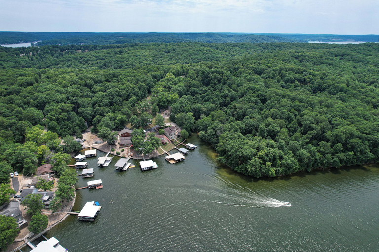 Aerial view 2, Amazing Cove, Fenced Yard, & Game Room!, Camden