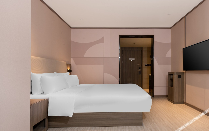 Bedroom 2, Hanting Hotel Tongren Pedestrian Street, Huangnan Tibetan