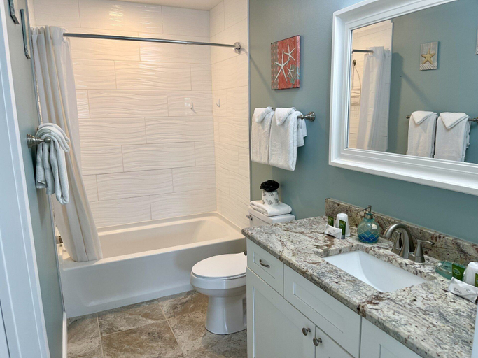 Bathroom, Beachgate Condo Suites And Hotel 231 1 Bedroom Condo, Nueces