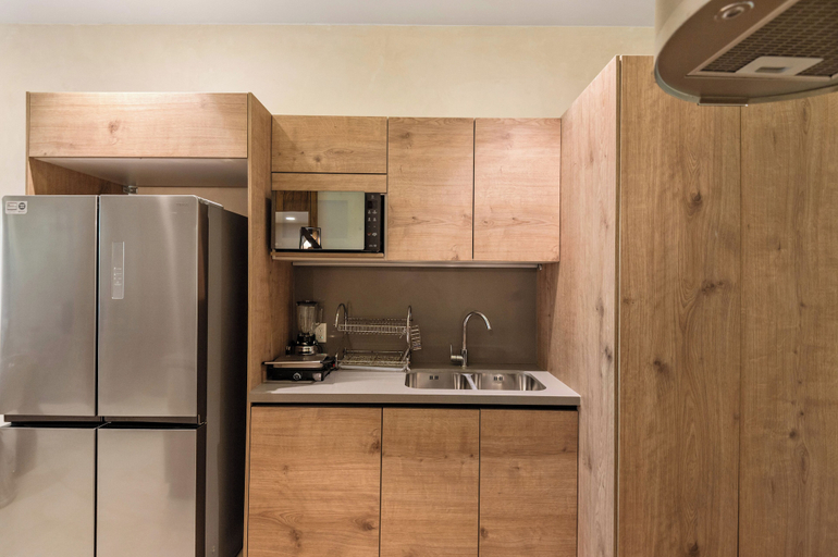 Private kitchen 3, Modern Retreat with Private Garden and Jacuzzi, Cozumel