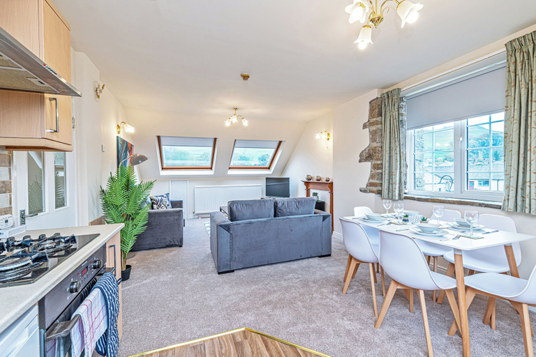 Living area 3, Scosthrop - Bridge End Mill By Guestz, North Yorkshire