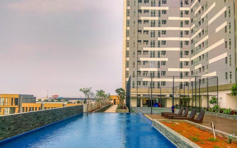 Pool, Modern Compact Studio Apartment At Vasanta Innopark, Cikarang