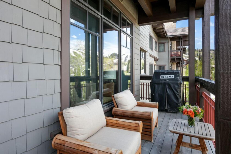 Terrace/patio, Arrowleaf Lodge - Three Bedroom Condo Residence #307 by Deer Valley Resort, Summit
