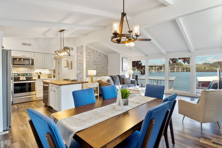 Private kitchen 2, Private Dock & Fireplace Steps From Osage Beach, Camden